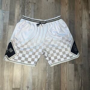 Nipsey Hussle Men's Headgear Classics Victory Lap 60 Embroidered Bball Shorts 4X